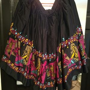 XL Pinupgirl clothing music note Jenny